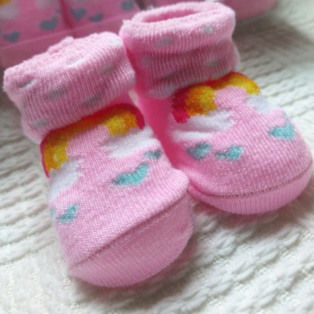 Baby Infant Babygirl Booties Socks